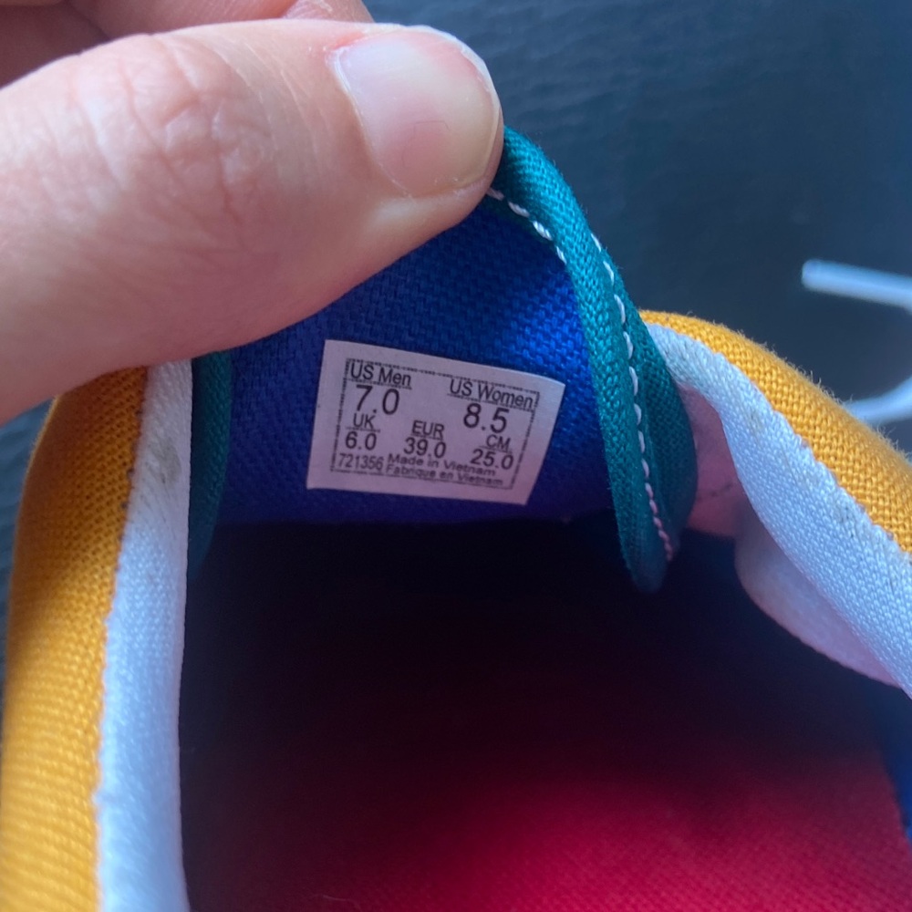 Vans Multicolor Canvas Sneakers - Picture 5 of 5